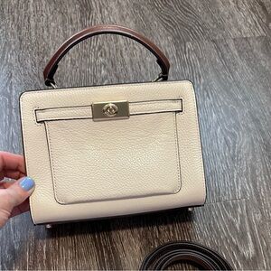 Mini Lane Top handle and crossbody in colorblock